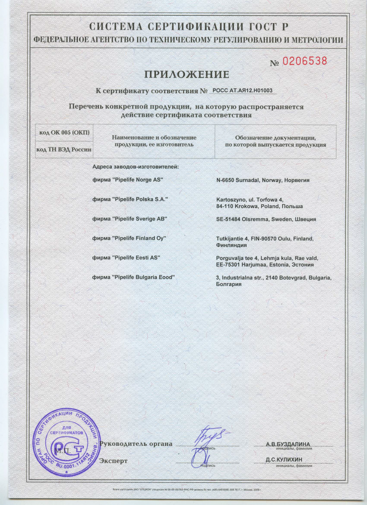 Сертификат Прагма